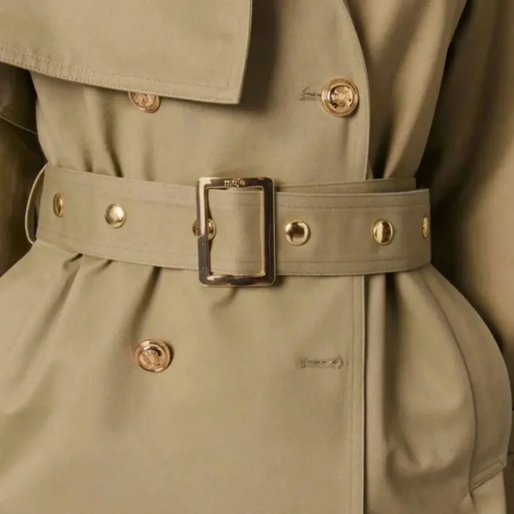 Greena Studded trench coat - Picture 2 of 9